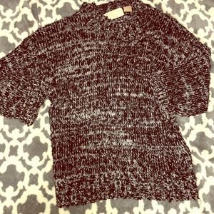 3/4 sleeve chunky sweater